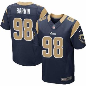 Superior Nike Rams #98 Connor Barwin Navy Blue Team Color Mens Stitched NFL Elite Jersey