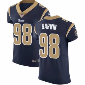 Superb Nike Rams #98 Connor Barwin Navy Blue Team Color Mens Stitched NFL Vapor Untouchable Elite Jersey