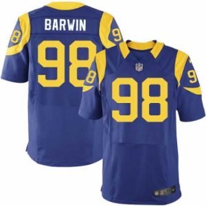 Superb Nike Rams #98 Connor Barwin Royal Blue Alternate Mens Stitched NFL Elite Jersey