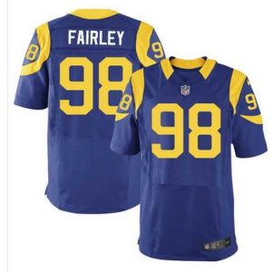 Outstanding Nike Rams #98 Nick Fairley Royal Blue Alternate Mens Stitched NFL Elite Jersey