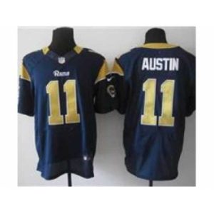 High quality Nike St. Louis Rams 11 Tavon Austin Blue Elite NFL Jersey