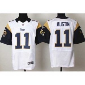 Exquisite Nike St. Louis Rams 11 Tavon Austin White Elite NFL Jersey