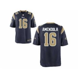 Exceptional Nike St. Louis Rams 16 Danny Amendola Blue Game NFL Jersey