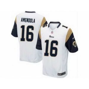 Superior Nike St. Louis Rams 16 Danny Amendola White Game NFL Jersey