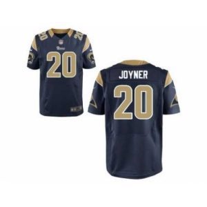 Gorgeous Nike St. Louis Rams 20 LaMarcus Joyner Blue Elite NFL Jersey