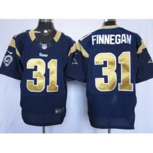 Exquisite Nike St. Louis Rams 31 Cortland Finnegan Blue Elite NFL Jersey