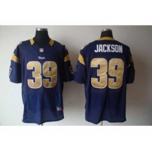 Exquisite Nike St. Louis Rams 39 Steven Jackson Blue Elite NFL Jersey