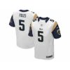 Nike St Louis Rams 5 Nick Foles Navy white Elite NFL Jersey 531670 21804 550X550