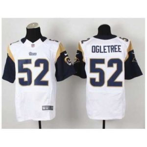 Outstanding Nike St. Louis Rams 52 Alec Ogletree White Elite NFL Jersey
