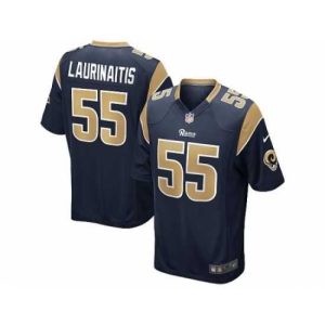 Exceptional Nike St. Louis Rams 55 James Laurinaitis blue Game NFL Jersey