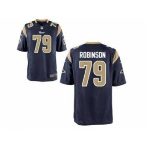 Superior Nike St. Louis Rams 79 Greg Robinson blue Limited NFL Jersey