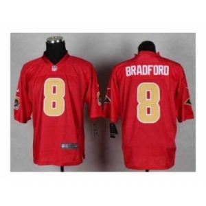 Finest Nike St. Louis Rams 8 Sam Bradford red Elite NFL Jersey