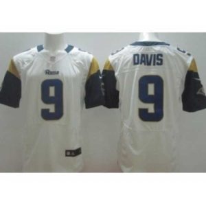 Exquisite Nike St. Louis Rams 9 Austin Davis White Elite NFL Jersey