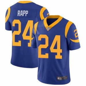 Superb Rams 24 Taylor Rapp Royal Blue Alternate Stitched Football Vapor Untouchable Limited Jersey