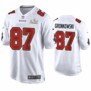 Superior Rob Gronkowski Buccaneers White Super Bowl Lv Game Fashion Jersey