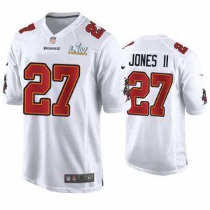 High quality Ronald Jones Ii Buccaneers White Super Bowl Lv Game Fashion Jersey