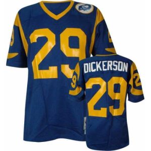 Superior St Louis Rams 29 DICKERSON Blue mitchellandness
