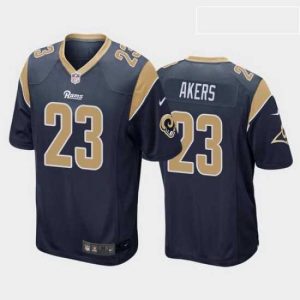 Superior cam akers los angeles rams navy game jersey