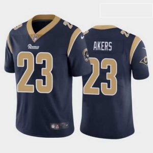 Superior cam akers los angeles rams navy vapor limited jersey