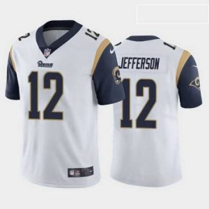 Premium van jefferson los angeles rams white vapor limited jersey