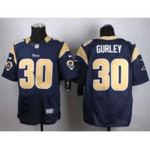Exceptional nike nfl jerseys st. louis rams 30 gurley blue[Elite][gurley]