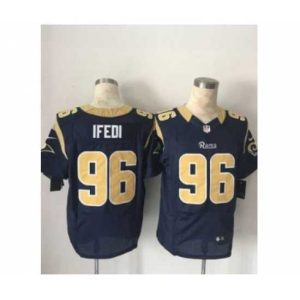 High quality nike nfl jerseys st. louis rams 96 ifedi blue[Elite][ifedi]