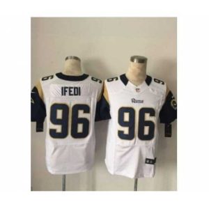 Superior nike nfl jerseys st. louis rams 96 ifedi white[Elite][ifedi]