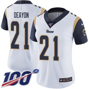 Premium Rams #21 Donte Deayon White Women's Stitched NFL 100th Season Vapor Untouchable Limited Jersey