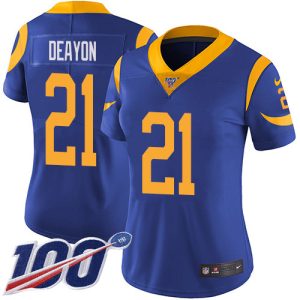 Superb Rams #21 Donte Deayon Royal Blue Alternate Women's Stitched NFL 100th Season Vapor Untouchable Limited Jersey