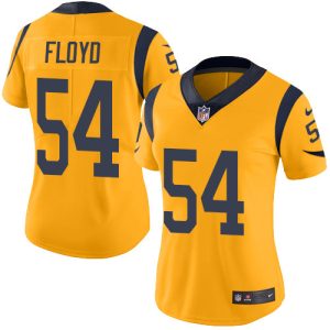 Exceptional Rams #54 Leonard Floyd Gold Women's Stitched NFL Limited Rush Jersey