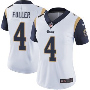 Exquisite Rams #4 Jordan Fuller White Women's Stitched NFL Vapor Untouchable Limited Jersey