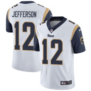 Marvelous Rams #12 Van Jefferson White Youth Stitched NFL Vapor Untouchable Limited Jersey