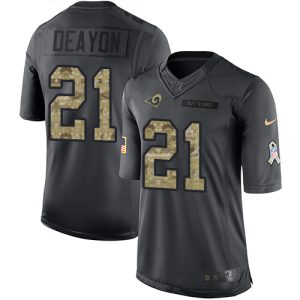 Finest Rams #21 Donte Deayon Black Youth Stitched NFL Limited 2016 Salute to Service Jersey
