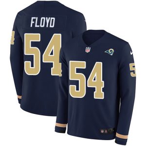 Exceptional Rams #54 Leonard Floyd Navy Blue Team Color Youth Stitched NFL Limited Therma Long Sleeve Jersey