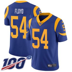 Exceptional Rams #54 Leonard Floyd Royal Blue Alternate Youth Stitched NFL 100th Season Vapor Untouchable Limited Jersey