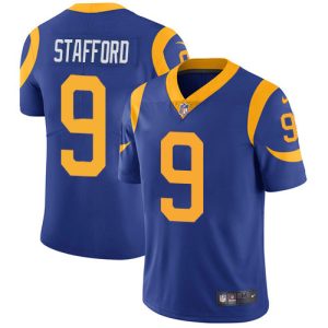 Exquisite Los Angeles Rams #9 Matthew Stafford Royal Blue Alternate Youth Stitched NFL Vapor Untouchable Limited Jersey