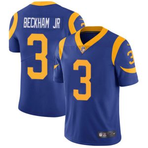 Finest Rams #3 Odell Beckham Jr. Royal Blue Alternate Youth Stitched NFL Vapor Untouchable Limited Jersey
