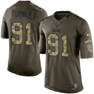 Superb Rams #91 Kobie Turner Green Youth Stitched NFL Limited 2015 Salute to Service Jersey