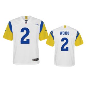Exquisite Los Angeles Rams #2 Robert Woods Youth Alternate Game NFL Jersey - White