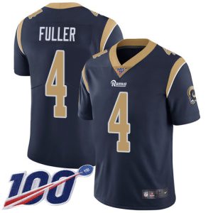 Marvelous Rams #4 Jordan Fuller Navy Blue Team Color Youth Stitched NFL 100th Season Vapor Untouchable Limited Jersey
