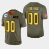 Gorgeous Rams Custom Men's Olive Gold 2019 Salute to Service NFL 100 Limited Jersey 2 nike customized 169