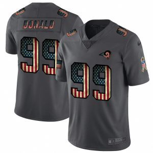 Superior Los Angeles Rams #99 Aaron Donald 2018 Salute to Service Retro USA Flag Limited NFL Jersey