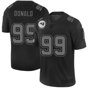 Exceptional Los Angeles Rams #99 Aaron Donald Men's Black 2019 Salute to Service Limited Stitched NFL Jersey