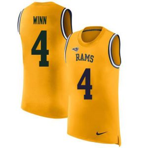 Exquisite Rams #4 Dresser Winn Gold Men's Stitched NFL Limited Rush Tank Top Jersey