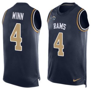 Marvelous Rams #4 Dresser Winn Navy Blue Team Color Men's Stitched NFL Limited Tank Top Jersey