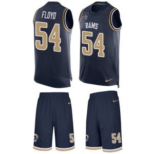 Exceptional Rams #54 Leonard Floyd Navy Blue Team Color Men's Stitched NFL Limited Tank Top Suit Jersey