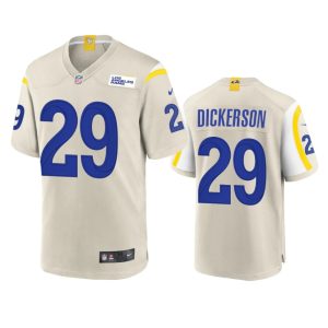 Marvelous Los Angeles Rams #29 Eric Dickerson Men's Game NFL Jersey - Bone
