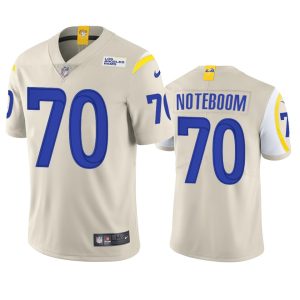 Marvelous Los Angeles Rams #70 Joseph Noteboom Men's Vapor Limited NFL Jersey - Bone
