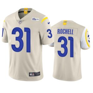 Exceptional Los Angeles Rams #31 Robert Rochell Men's Vapor Limited NFL Jersey - Bone