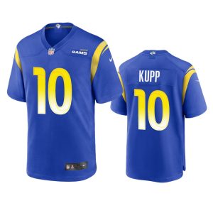 Exquisite Los Angeles Rams #10 Cooper Kupp Men's Game NFL Jersey - Royal